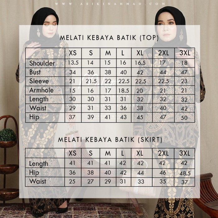 KEBAYA BATIK MELATI (MK57)