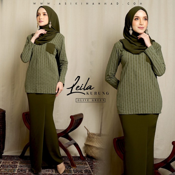 HQ- (SET) EL-BOROUJ in GREEN OLIVE