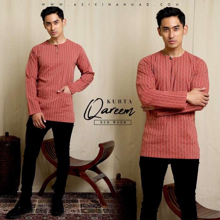 KURTA QAREEM in RED WOOD