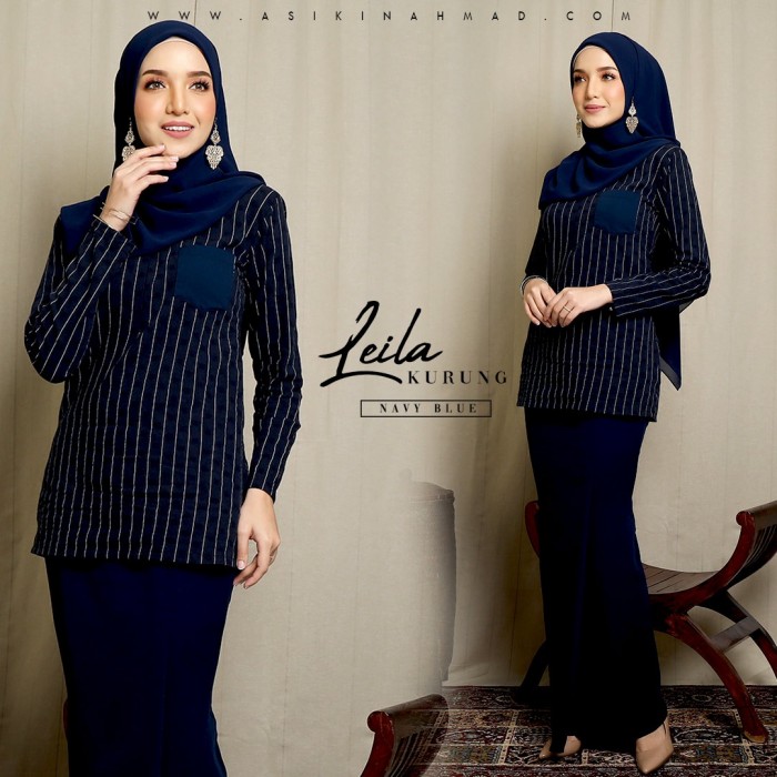 HQ- KURUNG LEILA Navyblue
