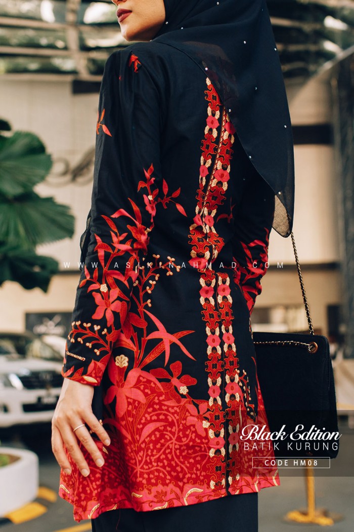 KURUNG BATIK HITAM MANIS (HM08)