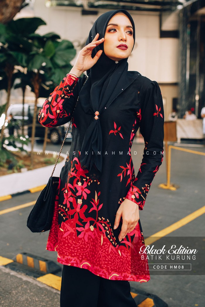 KURUNG BATIK HITAM MANIS (HM08)
