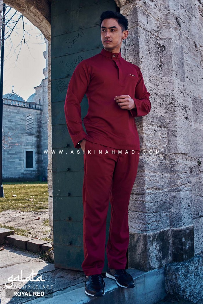 SET COUPLE GALATA in ROYAL RED