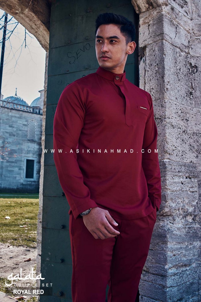 SET COUPLE GALATA in ROYAL RED