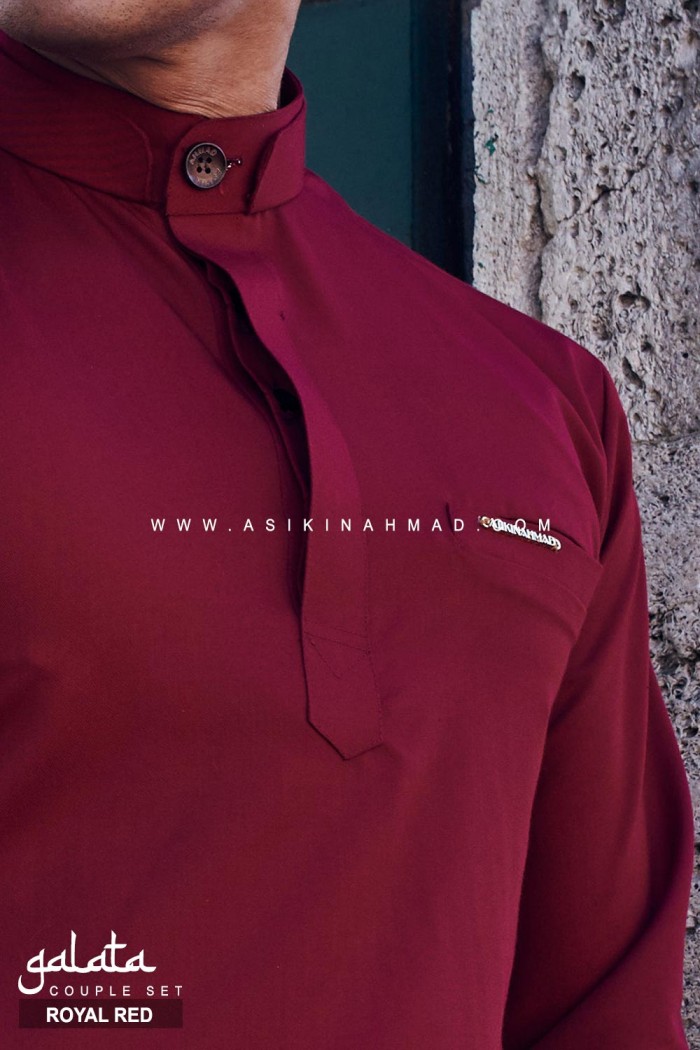 SET COUPLE GALATA in ROYAL RED