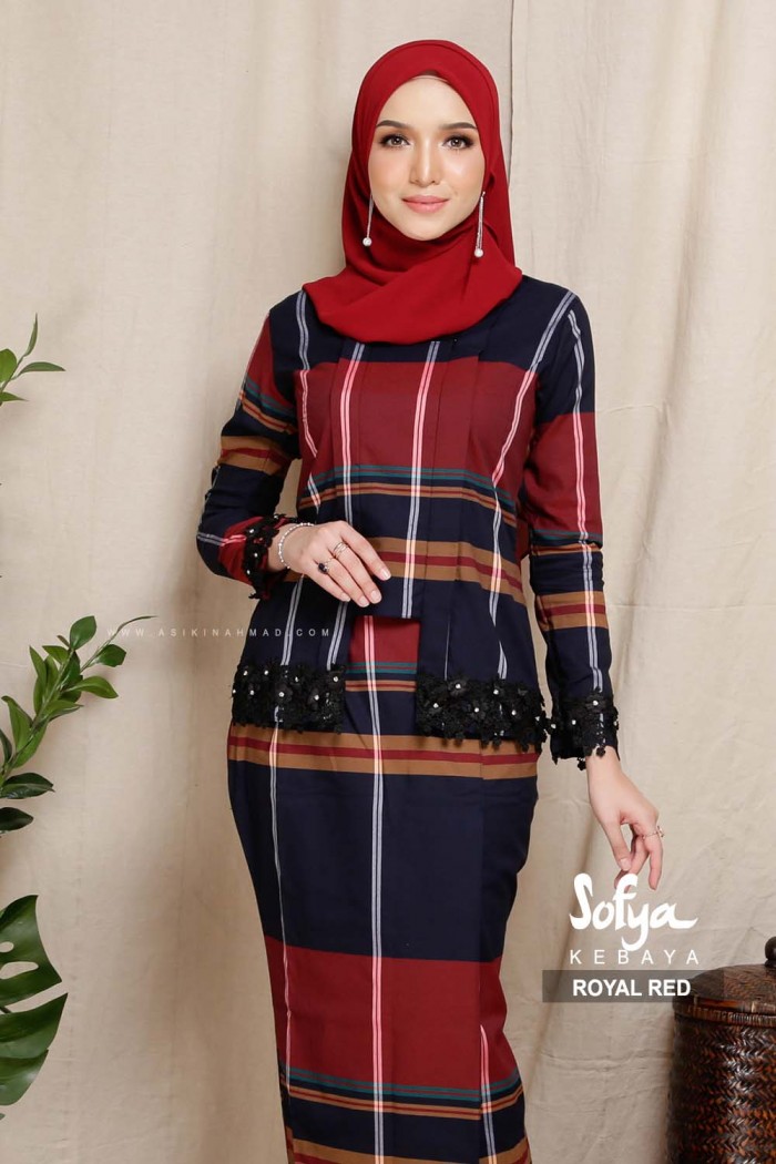 KEBAYA SOFYA in ROYAL RED