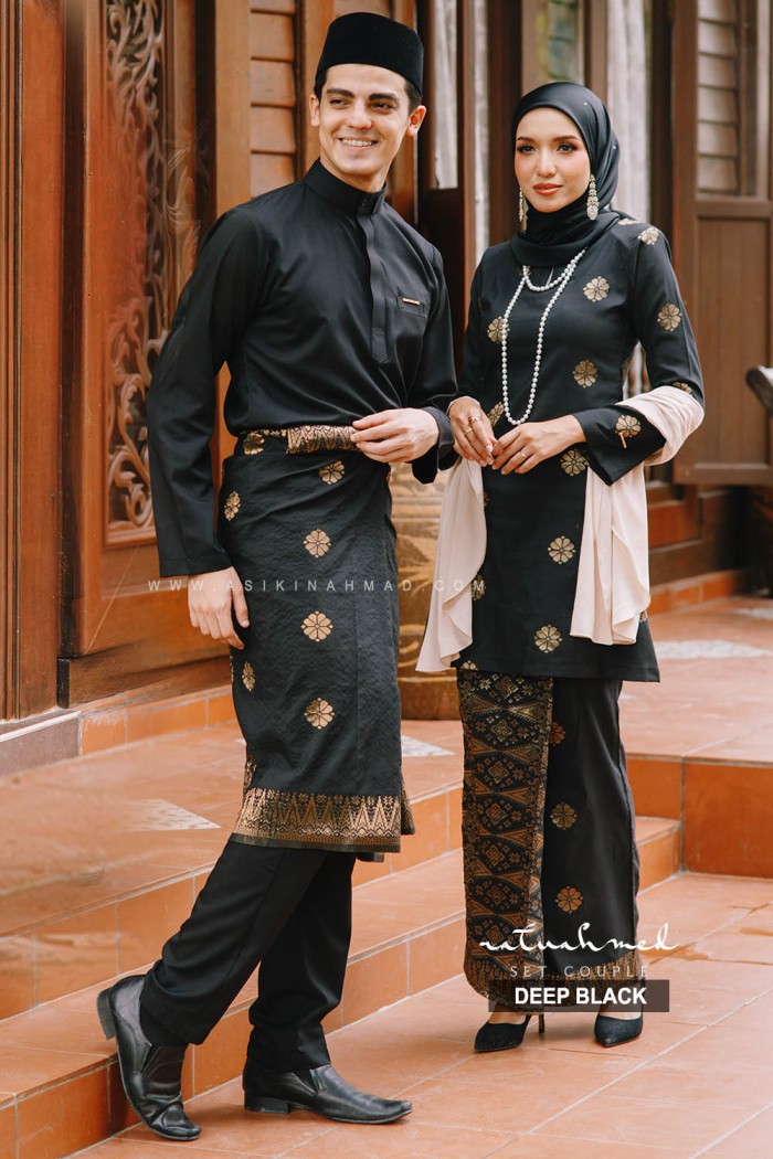 SET COUPLE RATU in DEEP BLACK (B2)