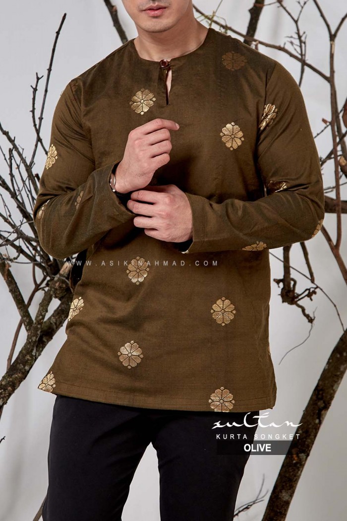 SULTAN KURTA in OLIVE