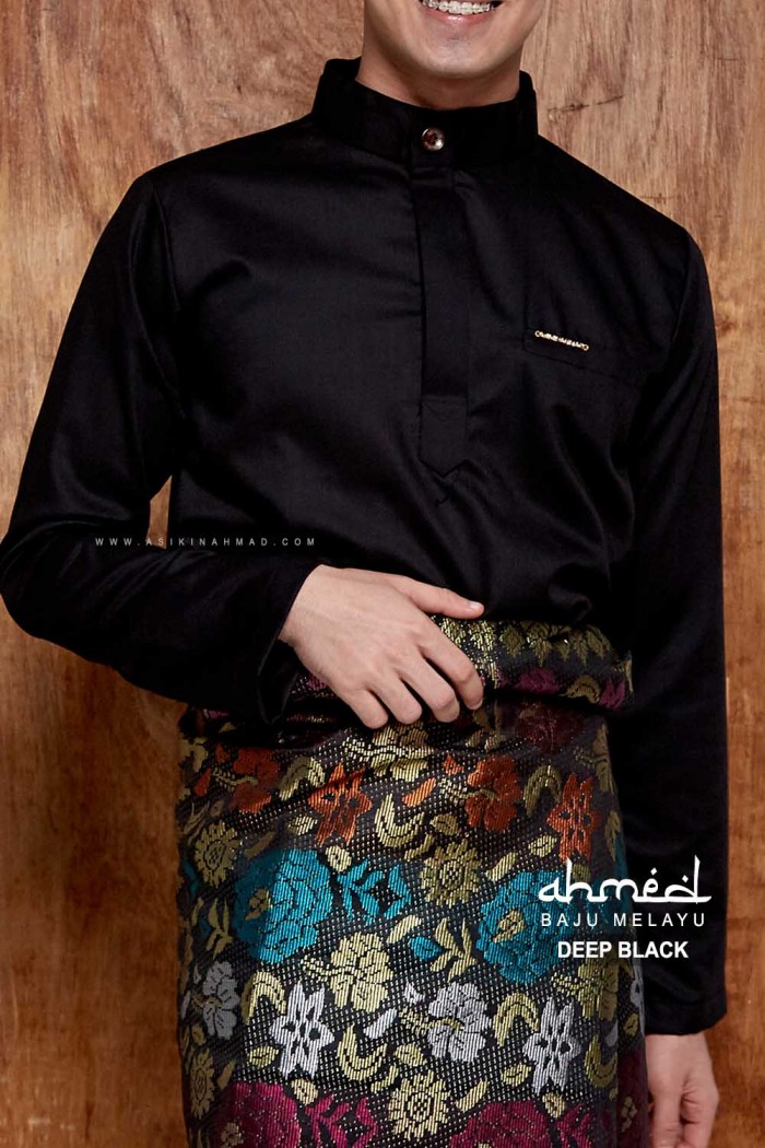 BAJU MELAYU AHMED in DEEP BLACK