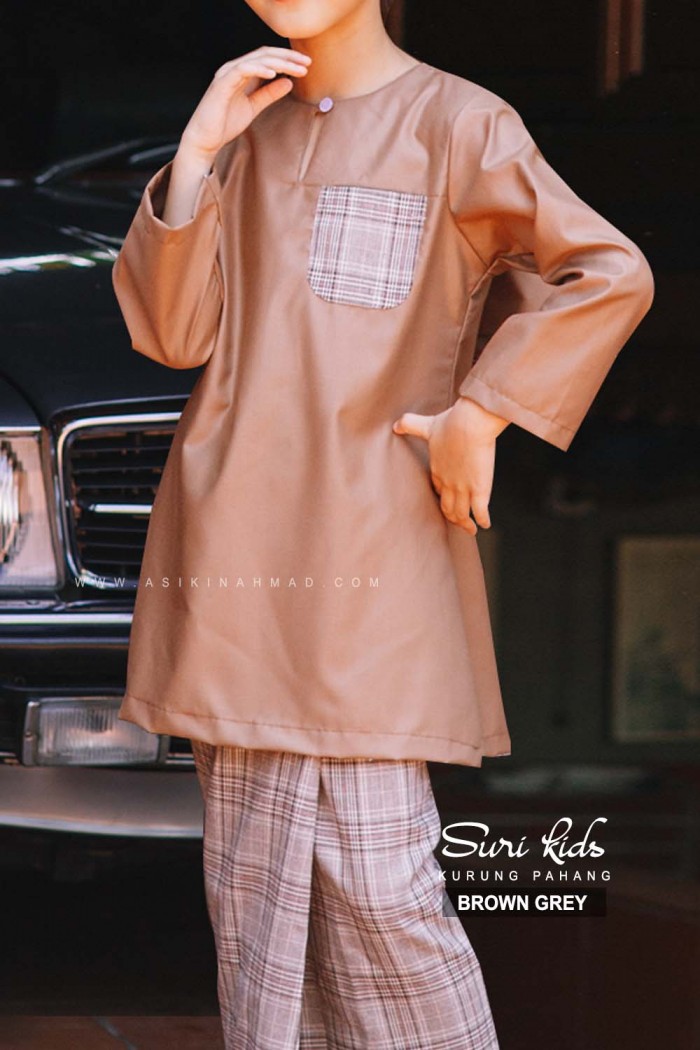 SURI KURUNG KIDS in BROWN GREY