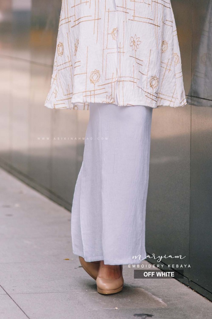 MARYIAM KEBAYA in OFF WHITE
