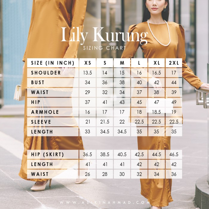 LILY KURUNG in MUSTARD BROWN
