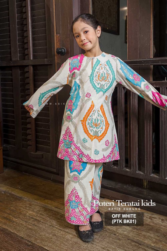 PUTERI TERATAI KIDS (PTK BK01) OFF WHITE
