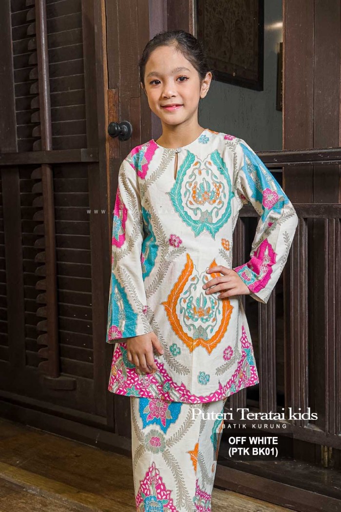 PUTERI TERATAI KIDS (PTK BK01) OFF WHITE