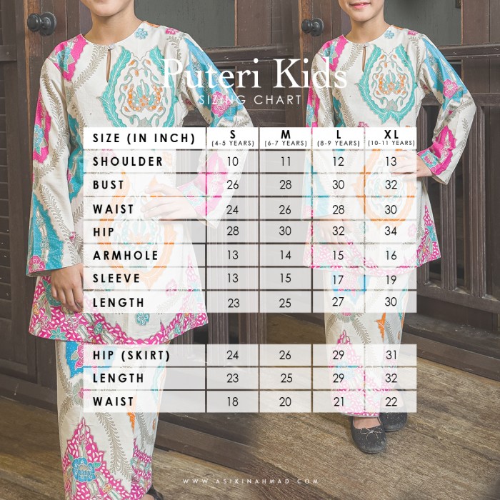 PUTERI TERATAI KIDS (PTK BK02) YELLOW