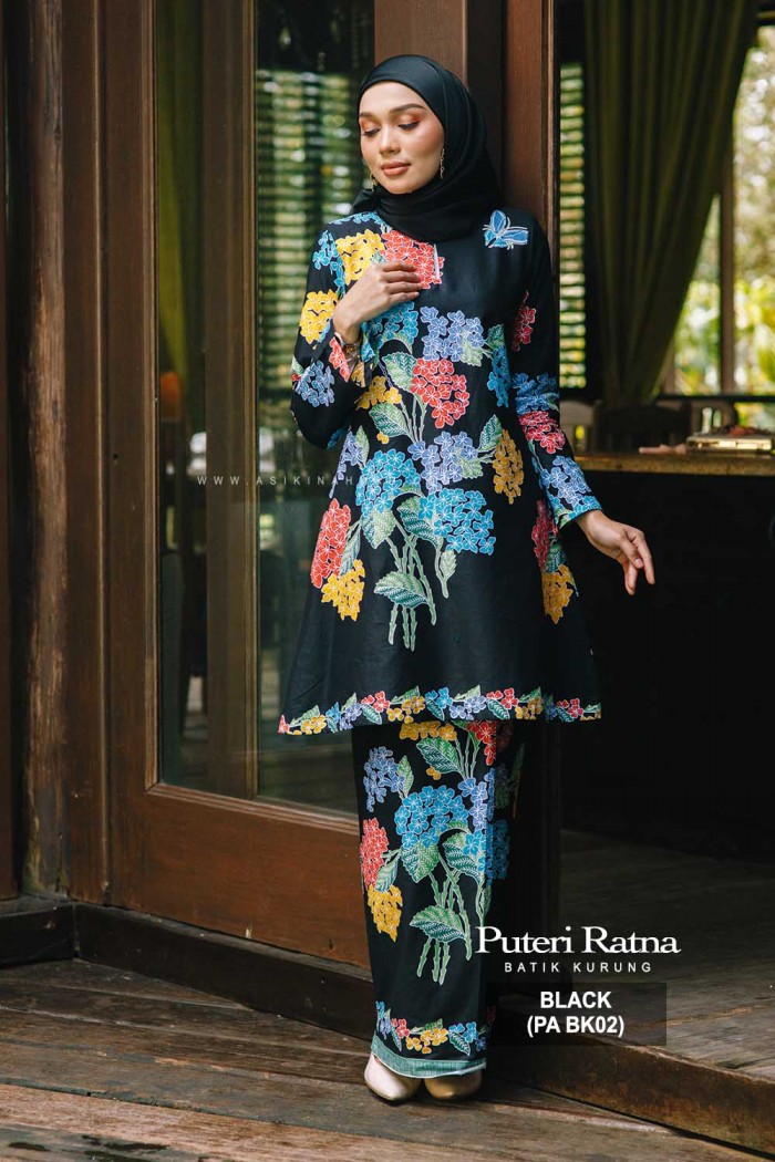 PUTERI KURUNG RATNA (PA BK02) BLACK