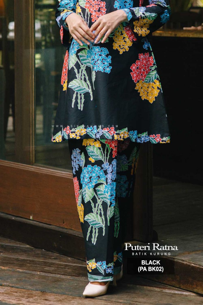 PUTERI KURUNG RATNA (PA BK02) BLACK