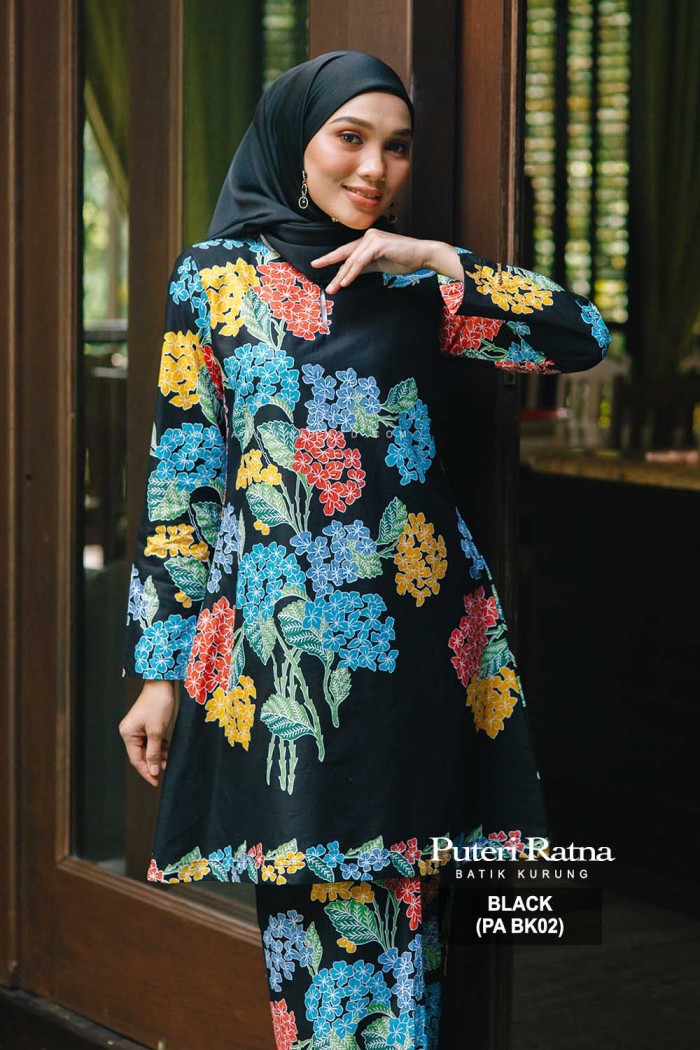 PUTERI KURUNG RATNA (PA BK02) BLACK
