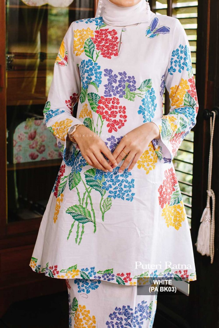 PUTERI KURUNG RATNA (PA BK03) WHITE