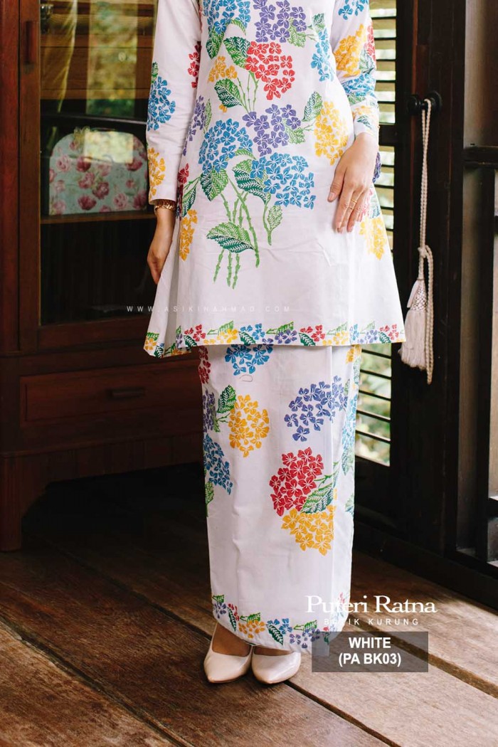 PUTERI KURUNG RATNA (PA BK03) WHITE