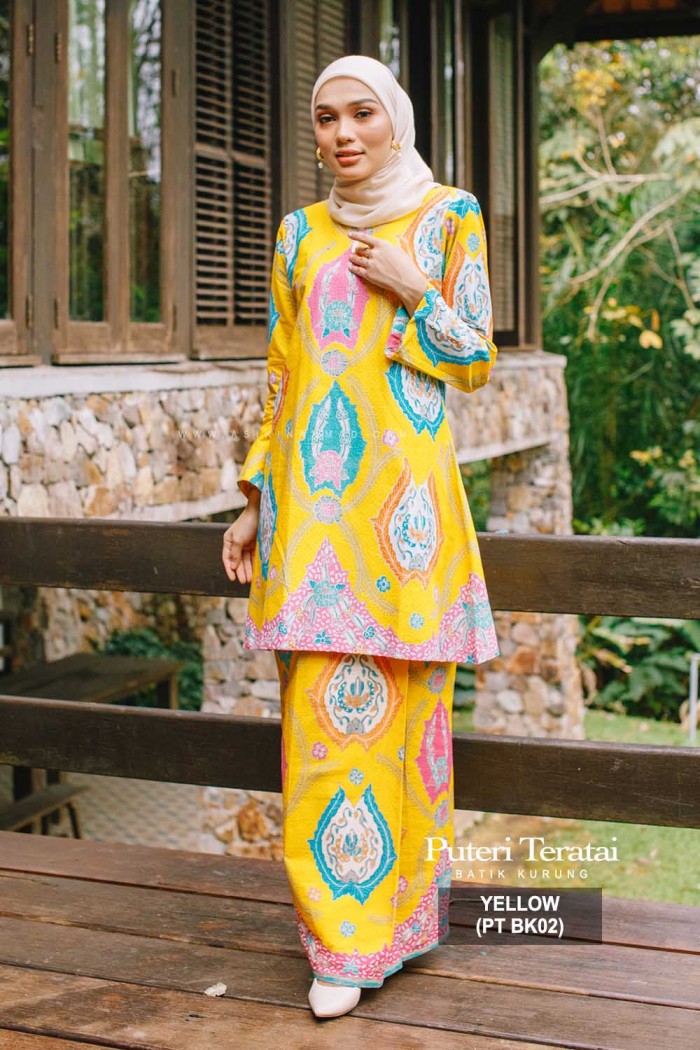 PUTERI KURUNG TERATAI (PT BK02) YELLOW