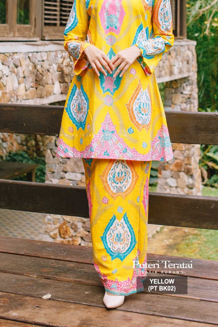 PUTERI KURUNG TERATAI (PT BK02) YELLOW