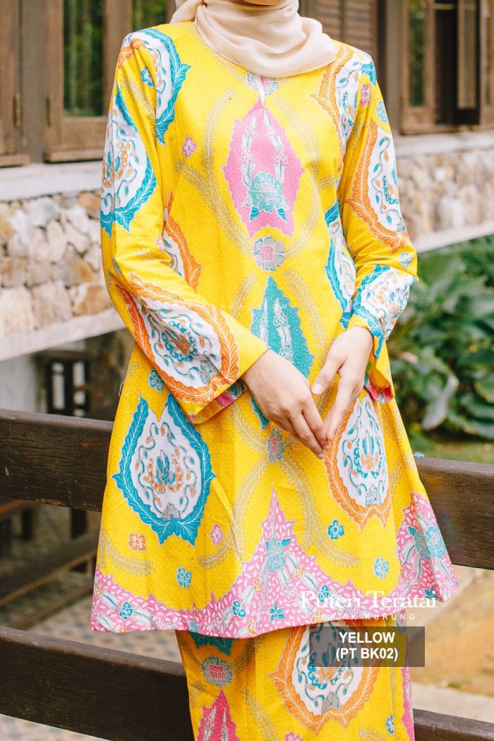 PUTERI KURUNG TERATAI (PT BK02) YELLOW