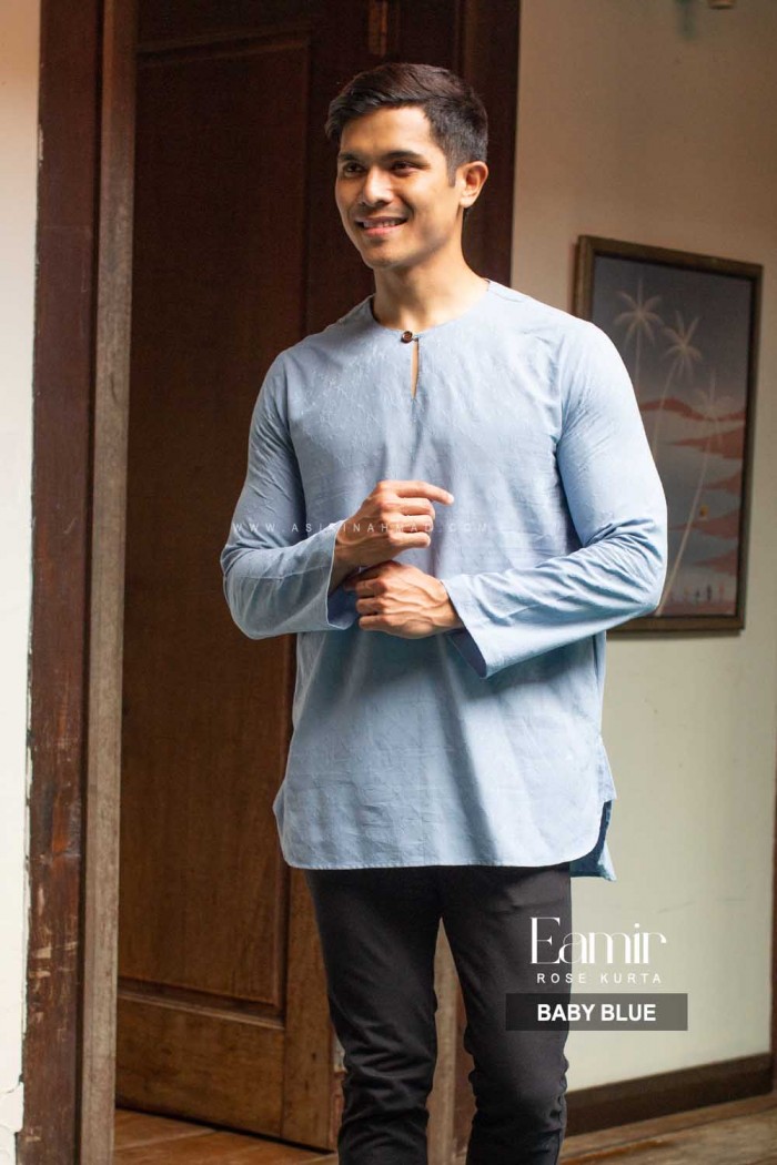EAMIR KURTA in BABY BLUE