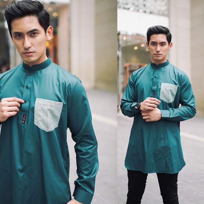 KURTA THE GRANDEUR in TEALGREEN