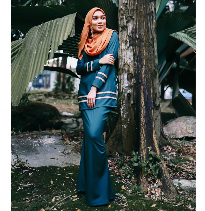 KURUNG SALMA in Emerald Green