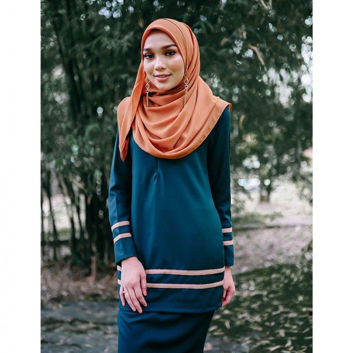 KURUNG SALMA in Emerald Green