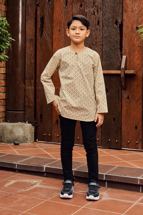 ARDI KURTA KIDS (AKCK-D1) - BEIGE