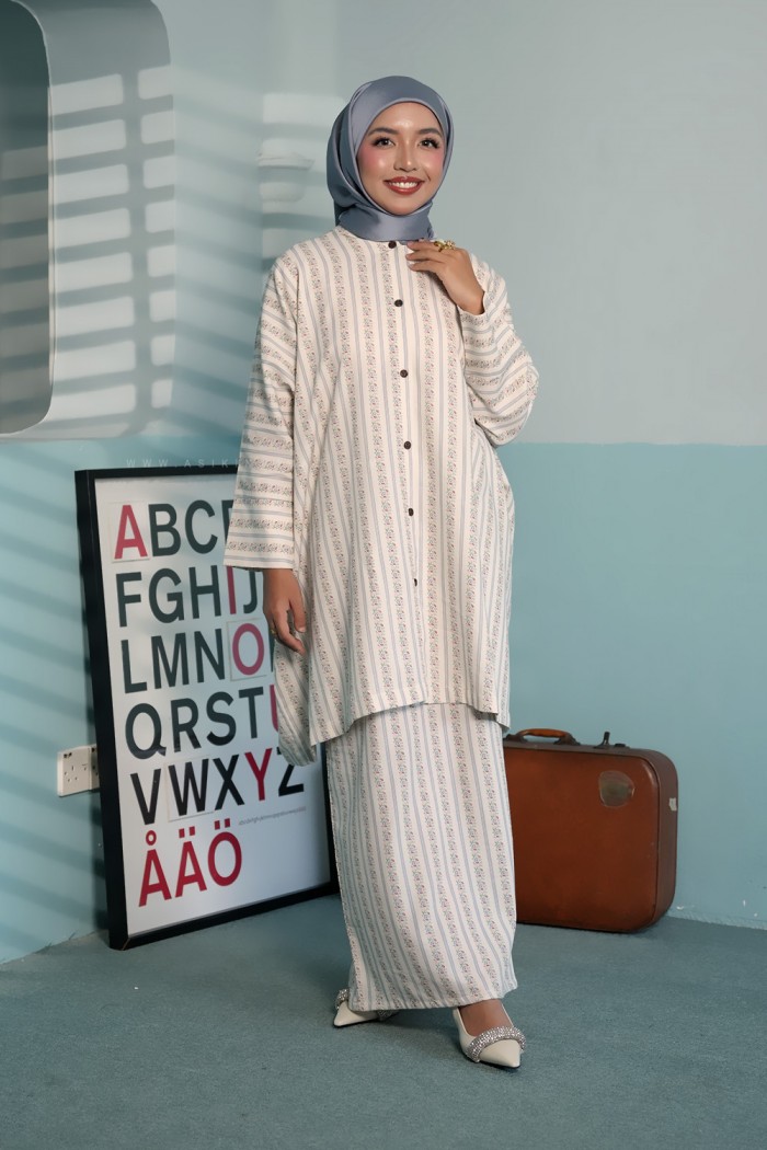 EMBUN KURUNG 2.0 (ECK-D2) - WHITE BLUE