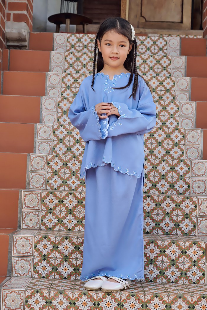 LINEN LAILA KIDS IN BABY BLUE