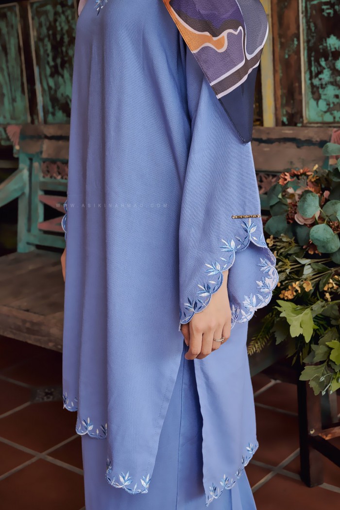 LINEN LAILA KURUNG IN BABY BLUE