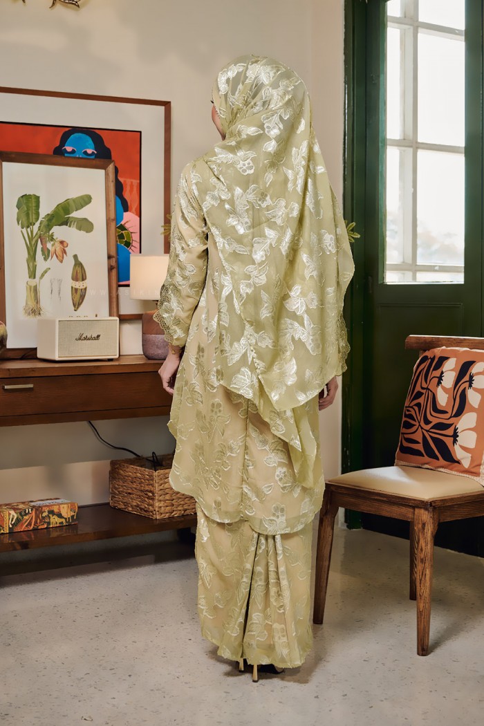 MARIANI KURUNG IN SAGE GREEN