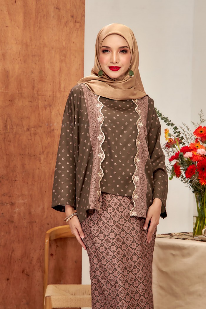 MARINA SULAM KEBAYA in OLIVE