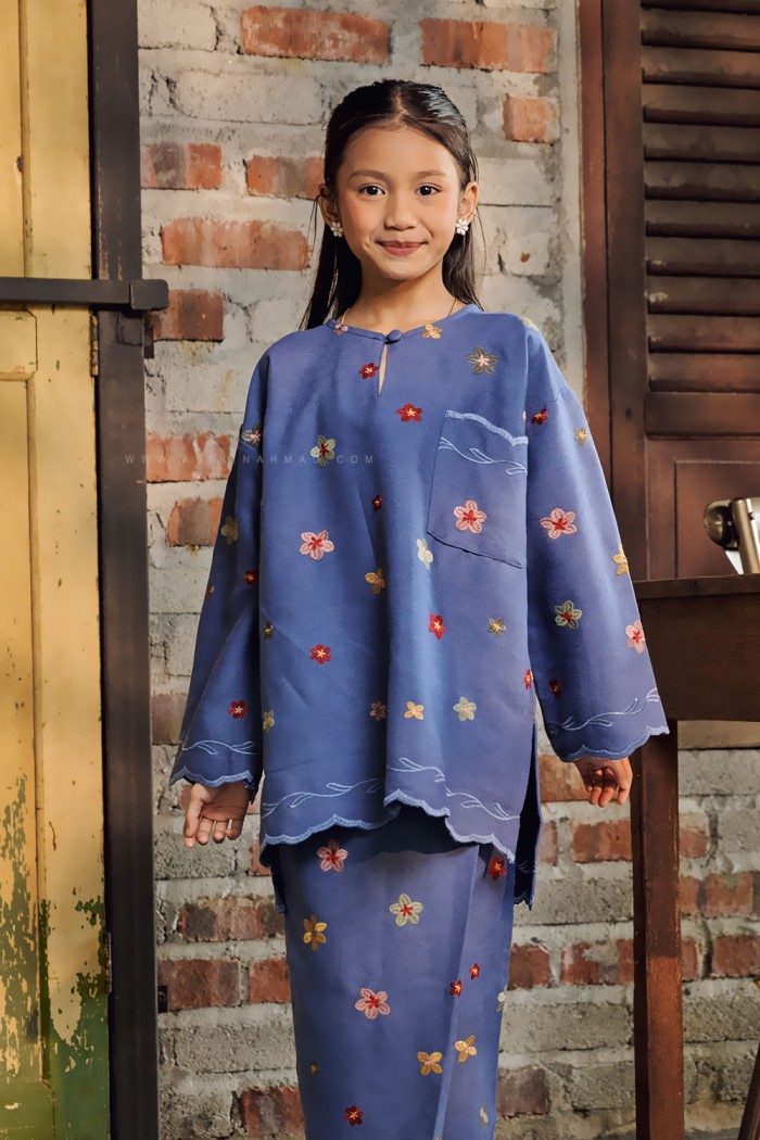 MEKAR SURI KIDS (MSSK-D2) in ASH BLUE