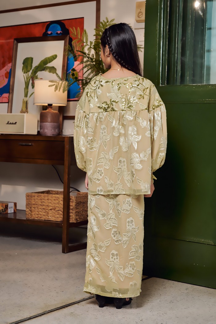 NING AYU KURUNG KIDS IN SAGE GREEN