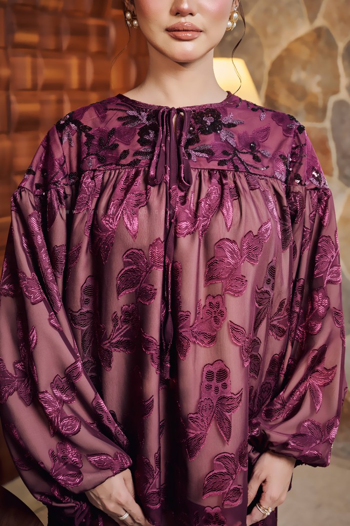 NING AYU KURUNG IN BURGUNDY