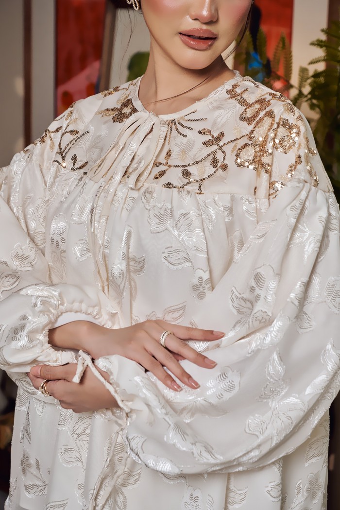 NING AYU KURUNG IN OFF WHITE