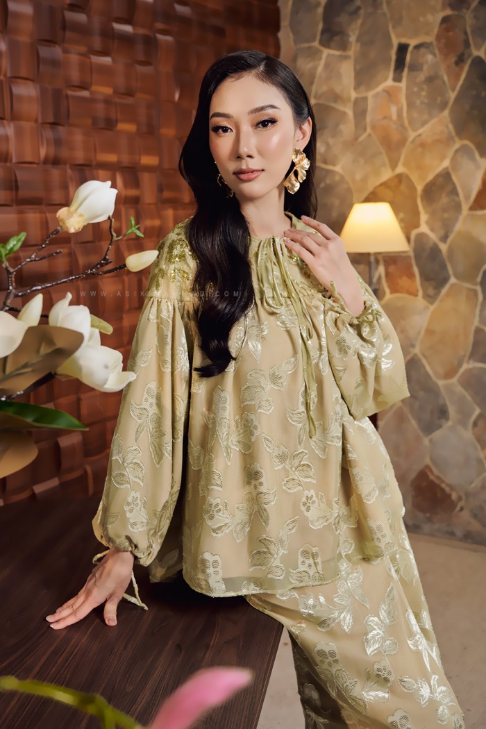 NING AYU KURUNG IN SAGE GREEN