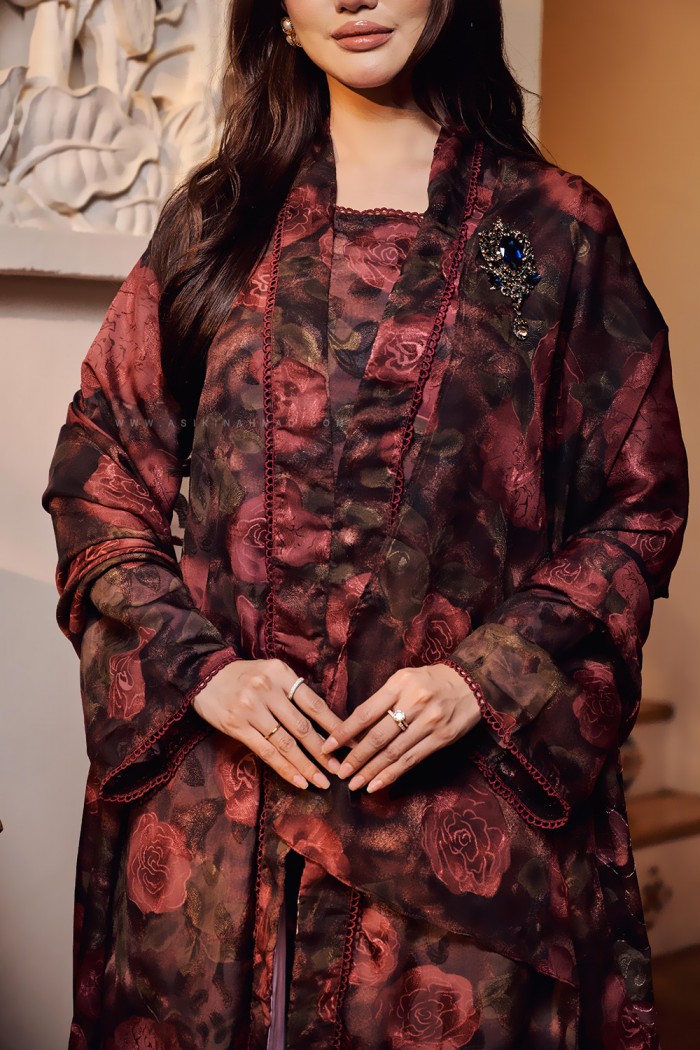 NOORMA PRINTED KEBARUNG IN RED BLACK (BATCH 2)