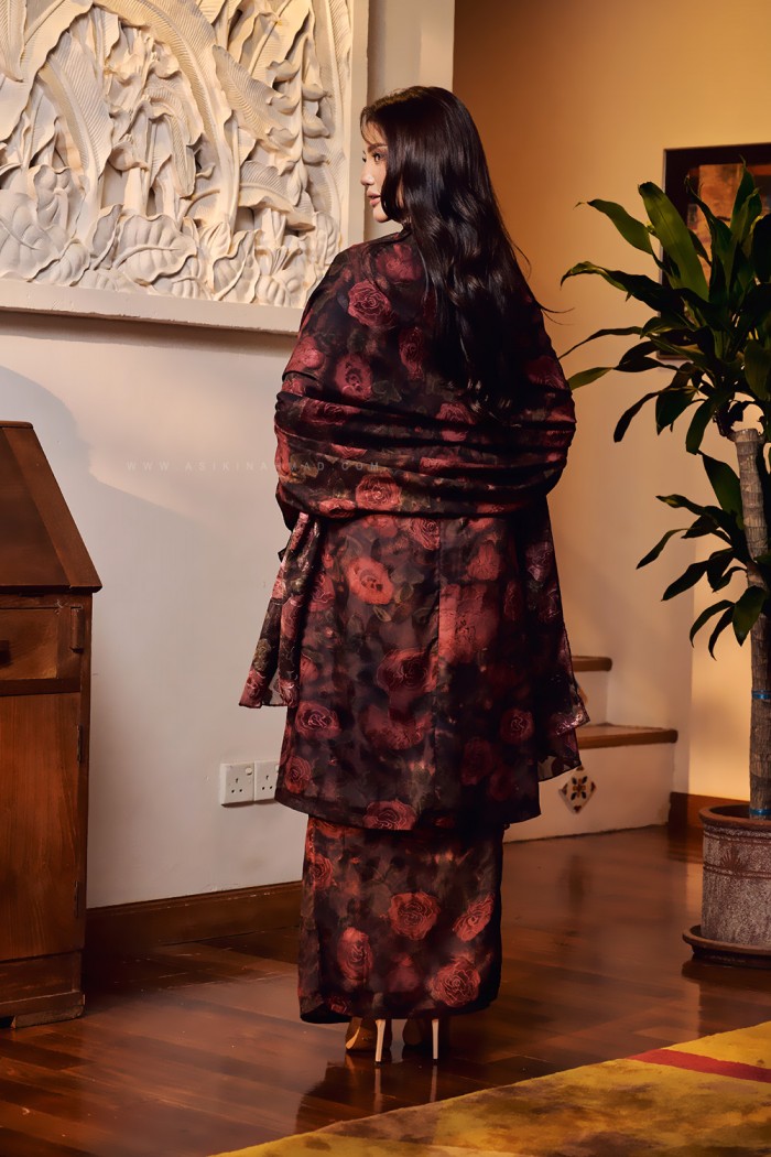 NOORMA PRINTED KEBARUNG IN RED BLACK (BATCH 2)