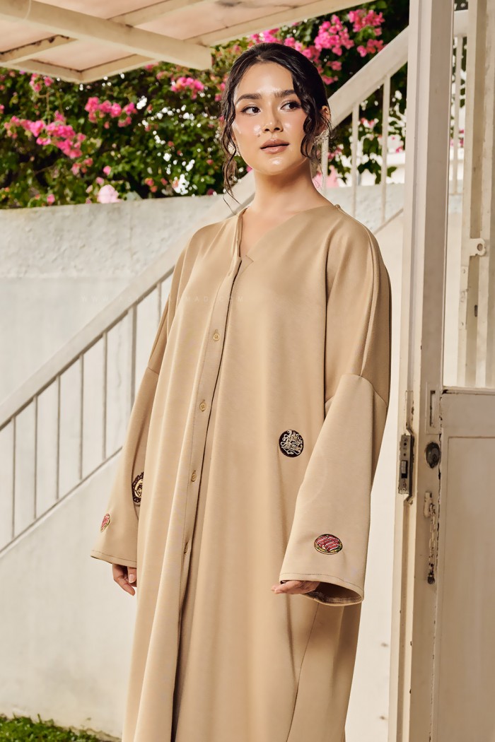 RONA DRESS IN KHAKI