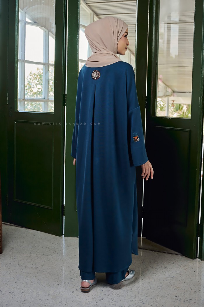 RONA DRESS IN TEAL GREEN