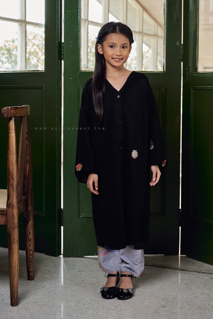 RONA DRESS KIDS IN BLACK
