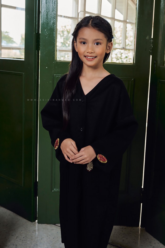 RONA DRESS KIDS IN BLACK