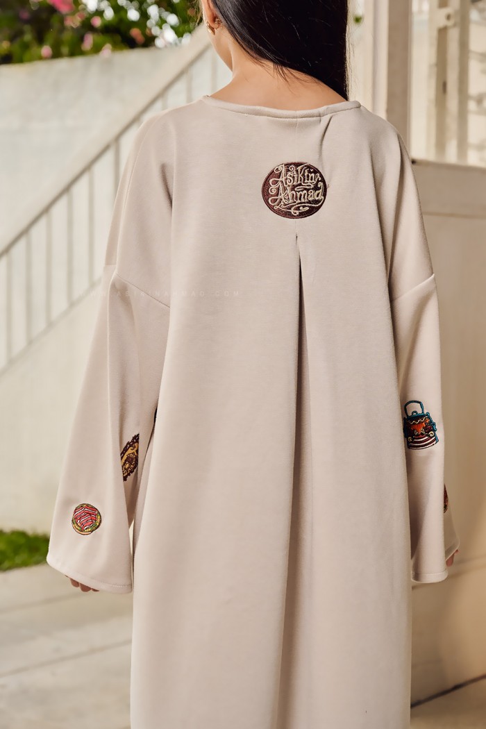 RONA DRESS KIDS IN LIGHT GRAY