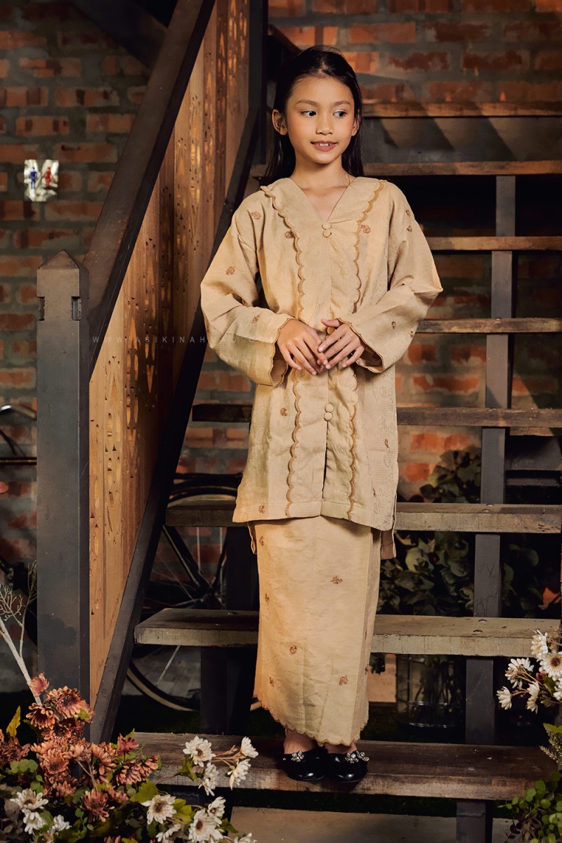 SARIMAH SULAM KURUNG KIDS in BROWN